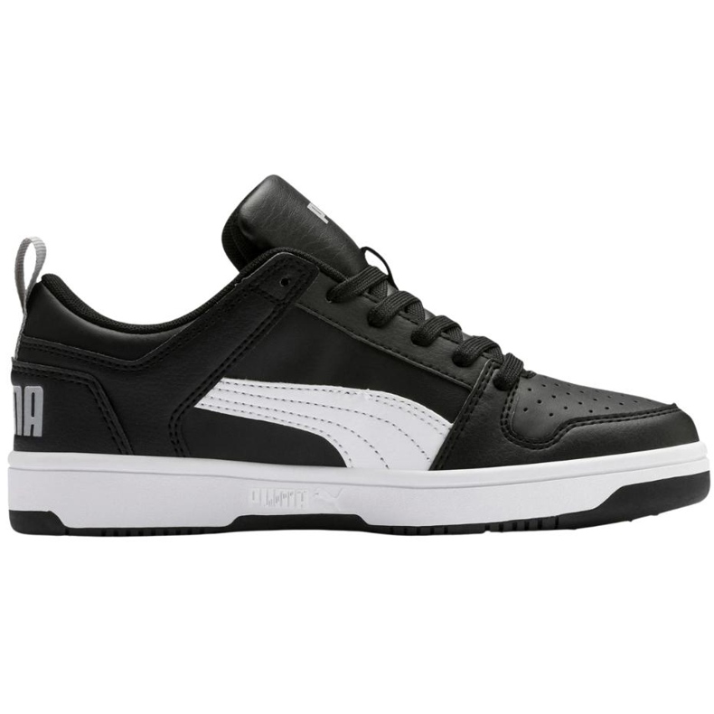 Chaussures pour enfants Puma Rebound Layup Lo Sl noir 370490 02 le noir