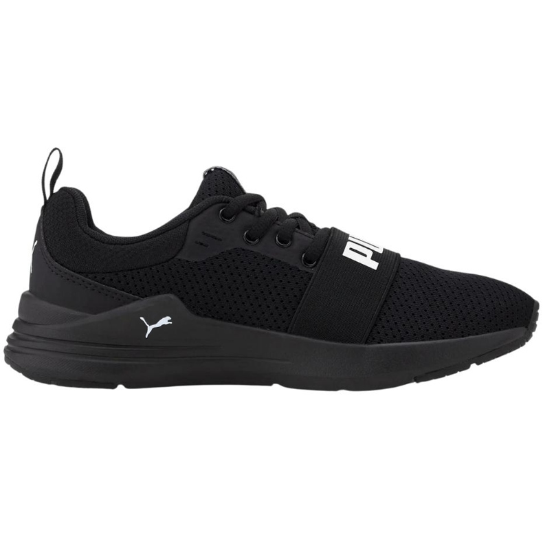 Puma Wired Run Jr. noir 374214 01 chaussures pour enfants le noir