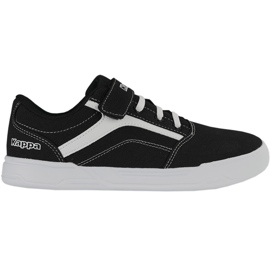 Kappa Chose Sun K chaussures pour enfants noir et blanc 260691K 1110