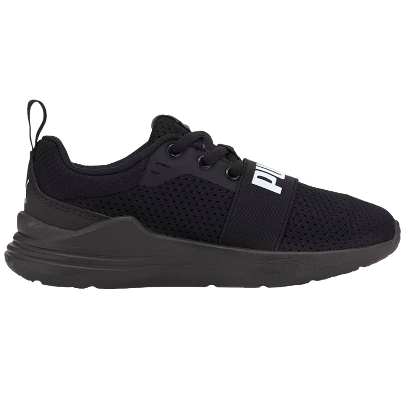 Chaussures Puma Wired Run pour enfants noir 374216 01 le noir
