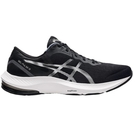Chaussures de course Asics Gel Pulse 13 pour hommes noir et blanc 1011B175 002