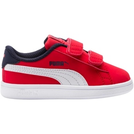 Chaussures pour enfants Puma Smash v2 Buck V Ps High Risk R rouge 365183 07