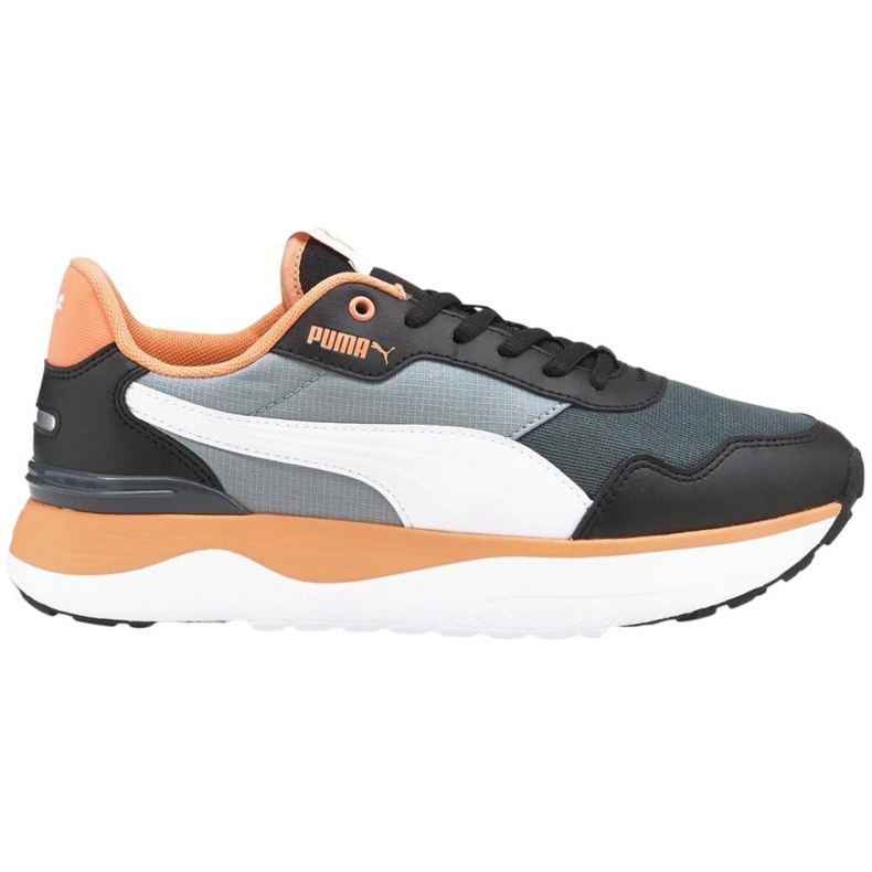 Chaussures femme Puma R78 Voyage gris-orange 380729 09