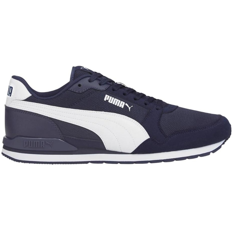 Puma St Runner v3 Mesh chaussures pour hommes, bleu marine 384640 02