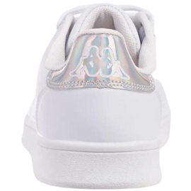 Kappa Limit chaussures femme blanc et argent 243049 1017
