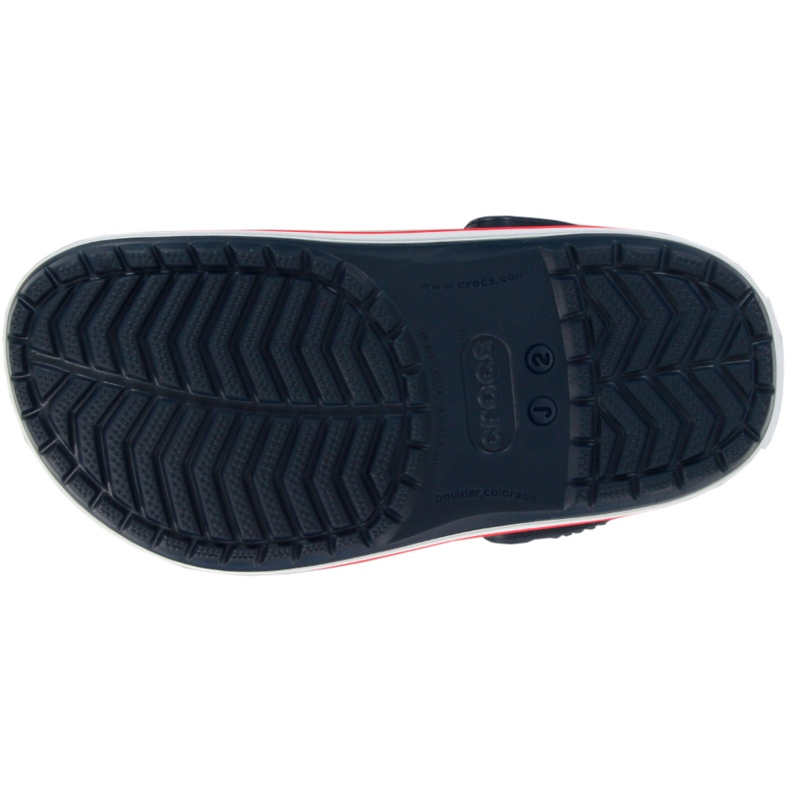 Sabots pour enfants Crocs Kids Crocband Clog bleu marine et rouge 207006 485