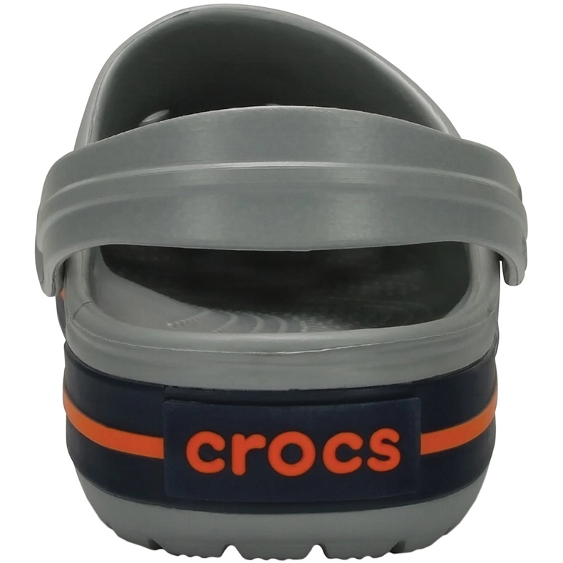 Sabots pour hommes Crocs Crocband Clog gris et orange 11016 01U Sabots pour hommes Crocs Crocband Clog gris et orange 11016 01U