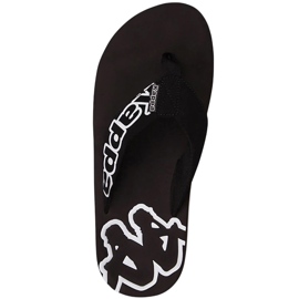 Kappa Aryse chaussons pour hommes noirs 243111 1110