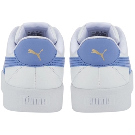 Puma Skye Clean chaussures pour femmes blanc-bleu 380147 13 blanche