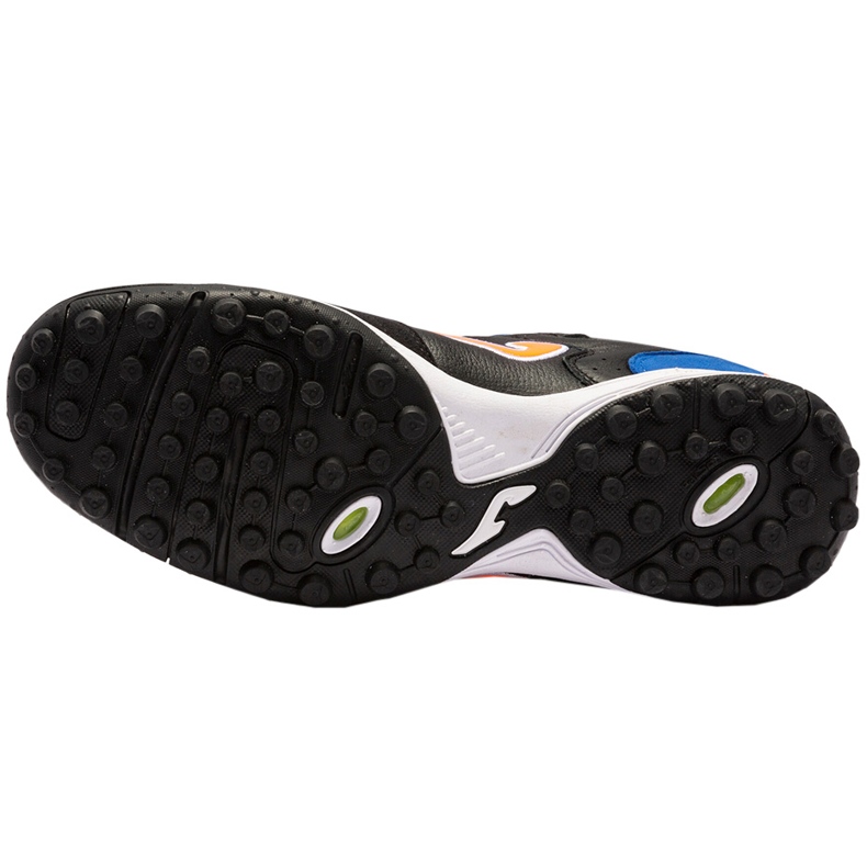 Chaussures de football Joma Top Flex 2201 Turf noires et bleues TOPW2201TF le noir le noir Chaussures de football Joma Top Flex 2201 Turf noires et bleues TOPW2201TF le noir le noir