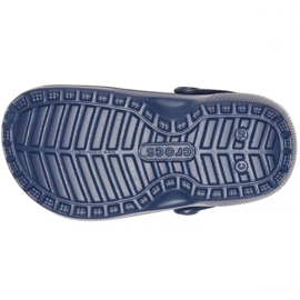 Sabots pour enfants Crocs Lined Clog, bleu marine 207009 459