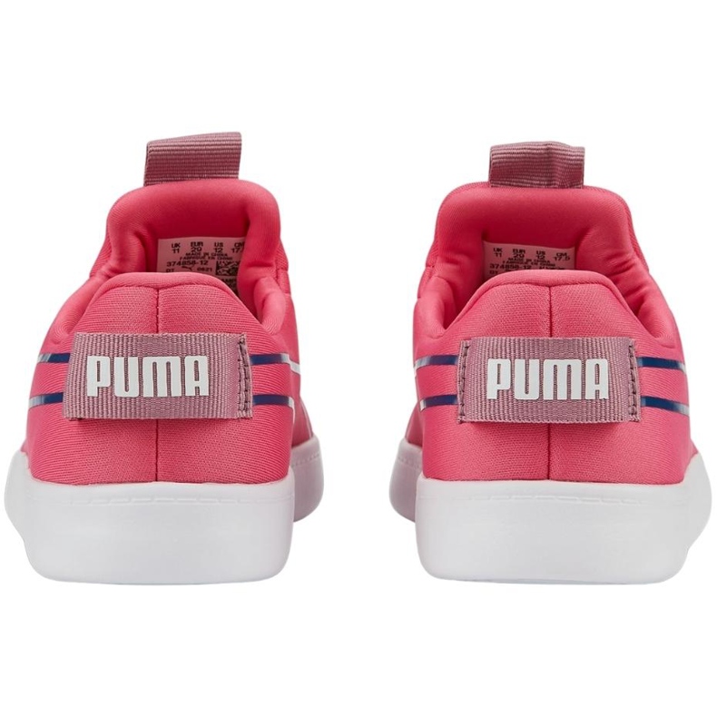Chaussures pour enfants Puma Courtflex v2 Slip On Ps rose 374858 12 Chaussures pour enfants Puma Courtflex v2 Slip On Ps rose 374858 12