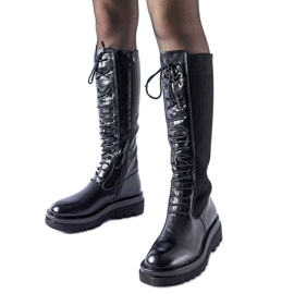 Bottes Geronimo noires à haute isolation le noir