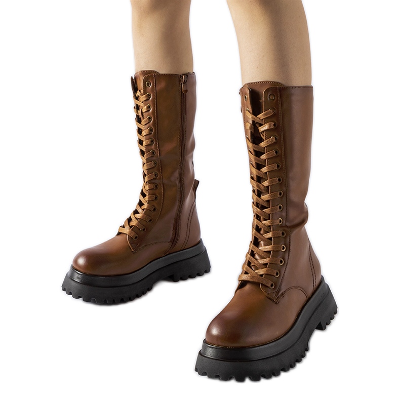 Bottes hautes isolées marron d'Upton brun Bottes hautes isolées marron d'Upton brun