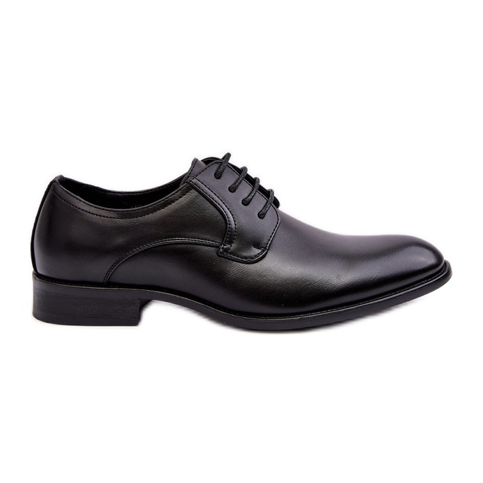 Chaussures en cuir pour hommes noires Harene le noir Chaussures en cuir pour hommes noires Harene le noir