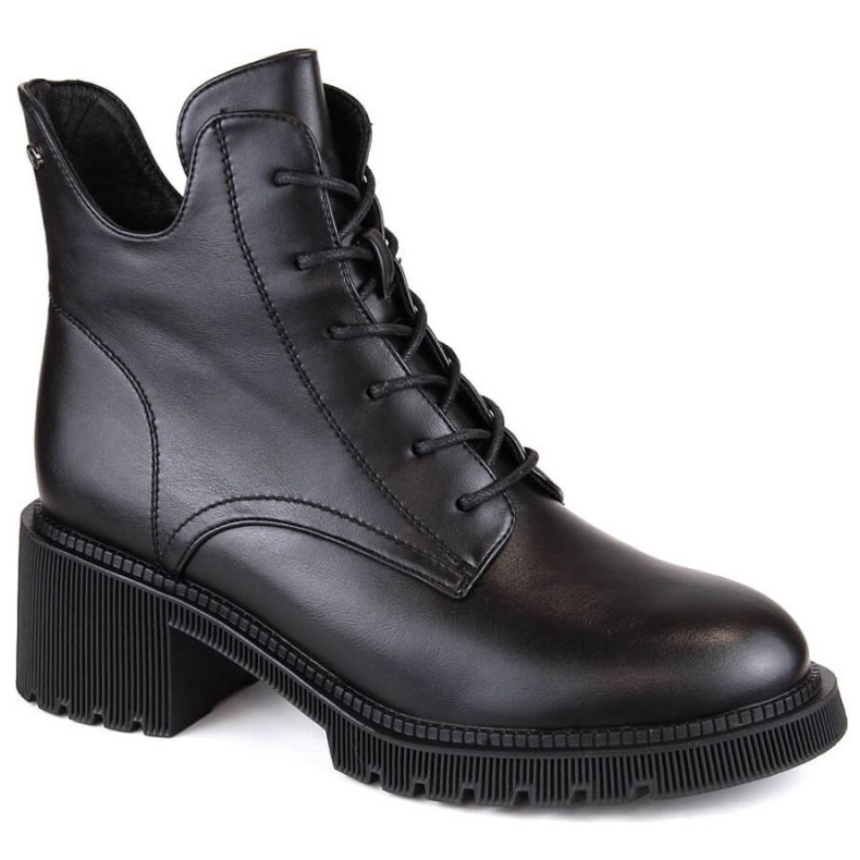 Filippo W PAW489 bottines isolées à lacets et à fermeture éclair, noir le noir