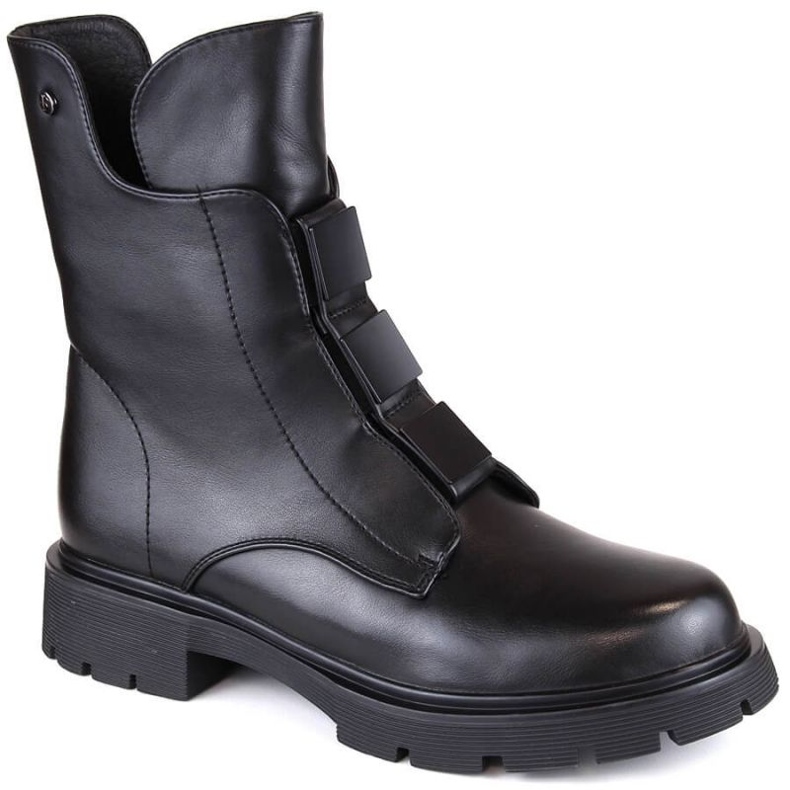 Filippo W PAW492 bottes zippées isolées, noir le noir