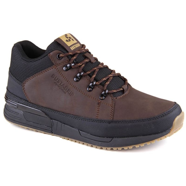 Bottines en cuir Bustagrip M MRM5F, marron brun