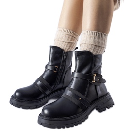 Bottes Laderoute isolées noires