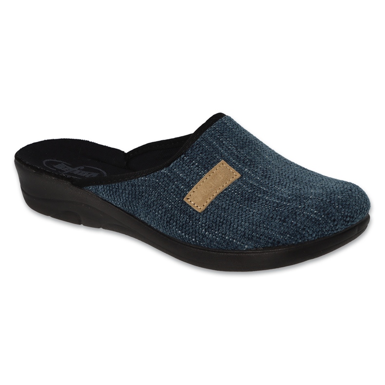 Chaussons bas femme Befado 552D021, bleu marine