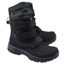 Bottes de neige de trekking imperméables American Club M AM500 noir