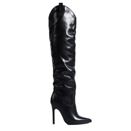 Bottines à talons femme Shelovet noires