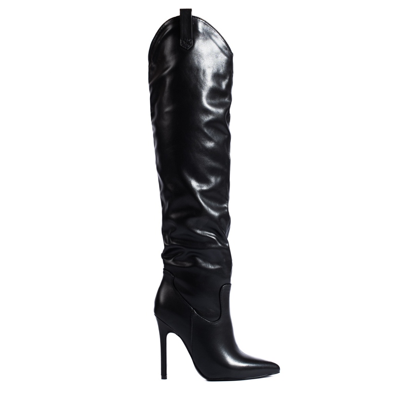 Bottines à talons femme Shelovet noires le noir