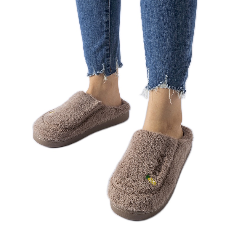 Chaussons chauds Collinsville marron brun Chaussons chauds Collinsville marron brun