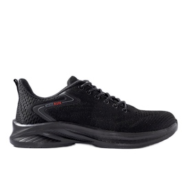 Baskets légères Parlesca pour homme noires le noir Baskets légères Parlesca pour homme noires le noir