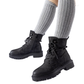 Bottines plates noires avec protecteur Brattle le noir