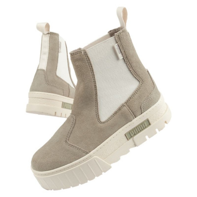 Puma Mayze Chelsea Suède W chaussures 382829 05 beige