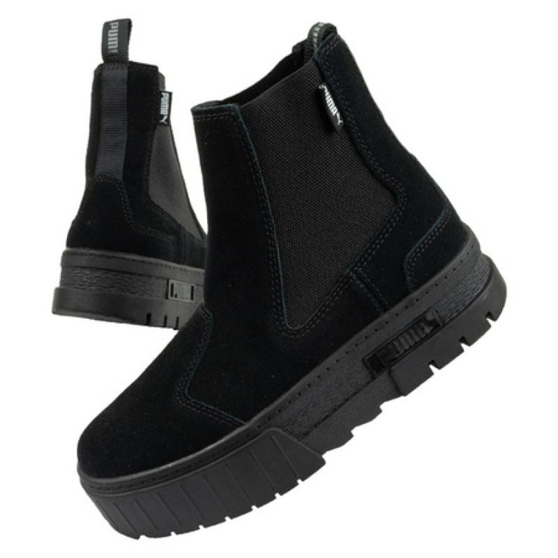 Puma Mayze Chelsea Suède W chaussures 382829 01 le noir
