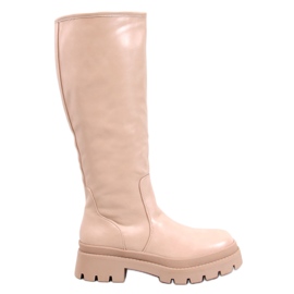 Boots Dillard Beige à semelle épaisse