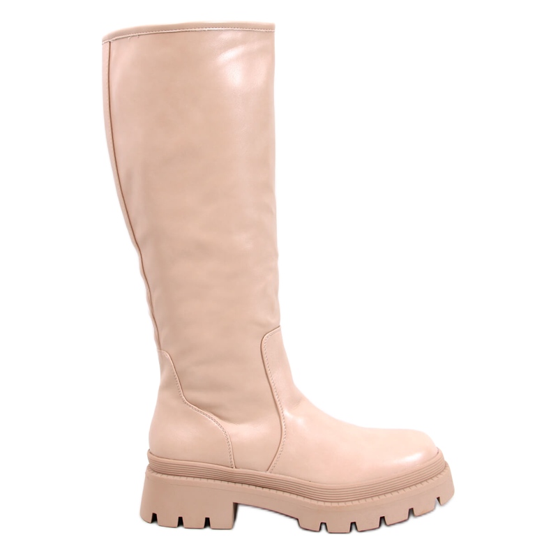 Boots Dillard Beige à semelle épaisse