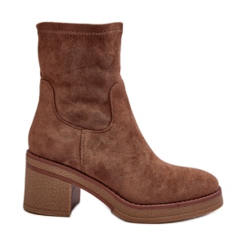 Bottines Femme Marron Argastis brun Bottines Femme Marron Argastis brun