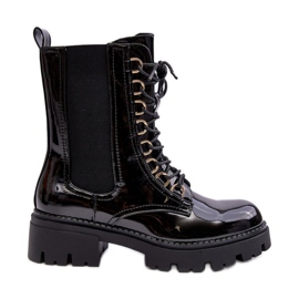 Bottes de travail brevetées Charmea noires pour femmes le noir