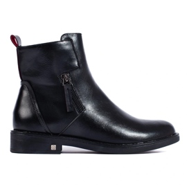 W. Potocki Bottines élégantes noires pour femmes de Potocki le noir
