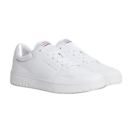 Chaussures Tommy Hilfiger Basket Core Leather M FM0FM04727YBS blanc
