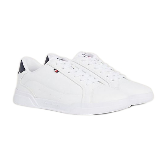 Chaussures Tommy Hilfiger Lo Cup Lth M FM0FM04827YBS blanche