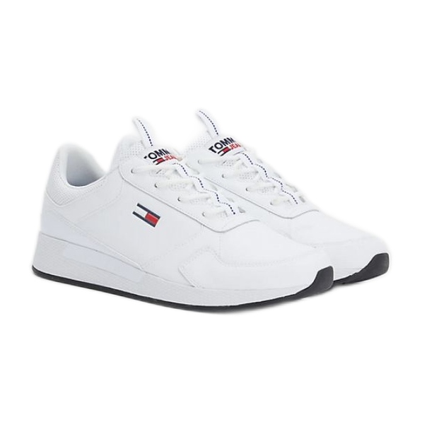 Chaussures Tommy Hilfiger Flexi Runner M EM0EM01080YBR blanche Chaussures Tommy Hilfiger Flexi Runner M EM0EM01080YBR blanche
