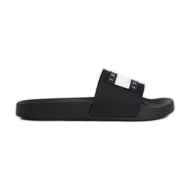 Tongs Tommy Hilfiger Flag Pool Slide Ess W EN0EN02115BDS le noir