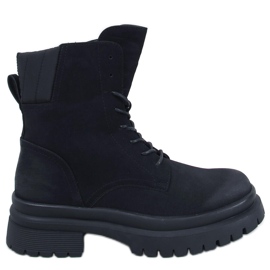 Bottines trappeur avec protecteur Desfor Noir