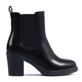 Bottines Shelovet noires classiques