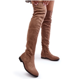 Super Me Bottines plates Bikka beiges pour femmes Super Me Bottines plates Bikka beiges pour femmes