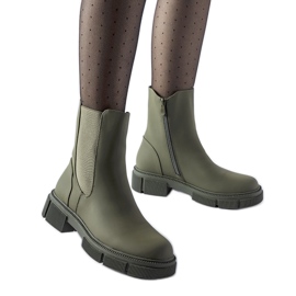 Bottines en caoutchouc Sorbo isolées vertes