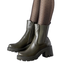 Bottines Hattiesburg vert foncé