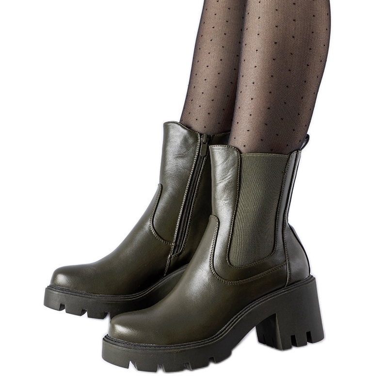 Bottines Hattiesburg vert foncé