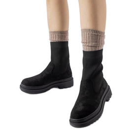 Bottes chaussettes massives noires de Hawkins le noir Bottes chaussettes massives noires de Hawkins le noir