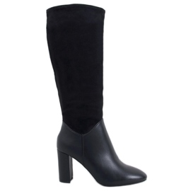 Bottines à talons hauts classiques Neita Black le noir