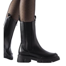 Bottes Morbello isolées massives noires